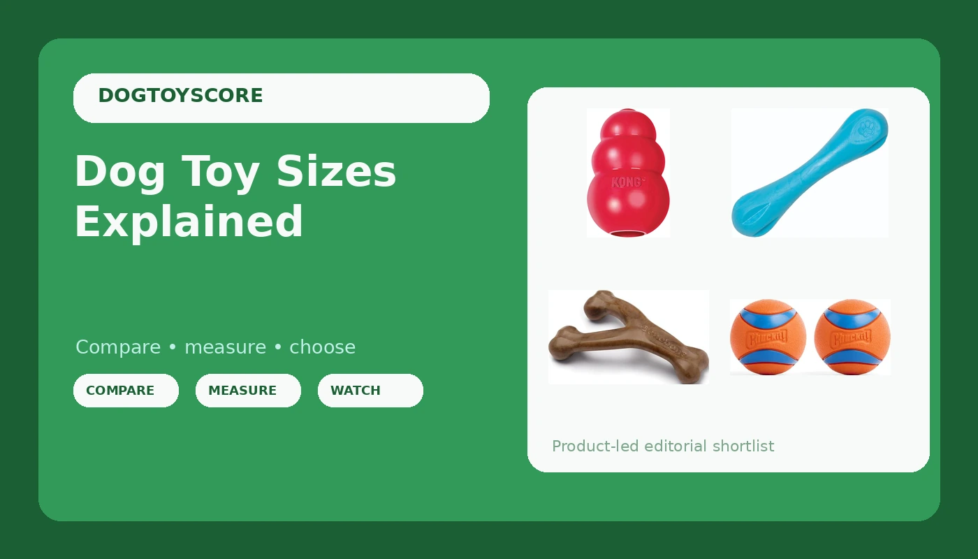 Dog Toy Sizes Explained - DogToyScore review with measurements and honest opinion