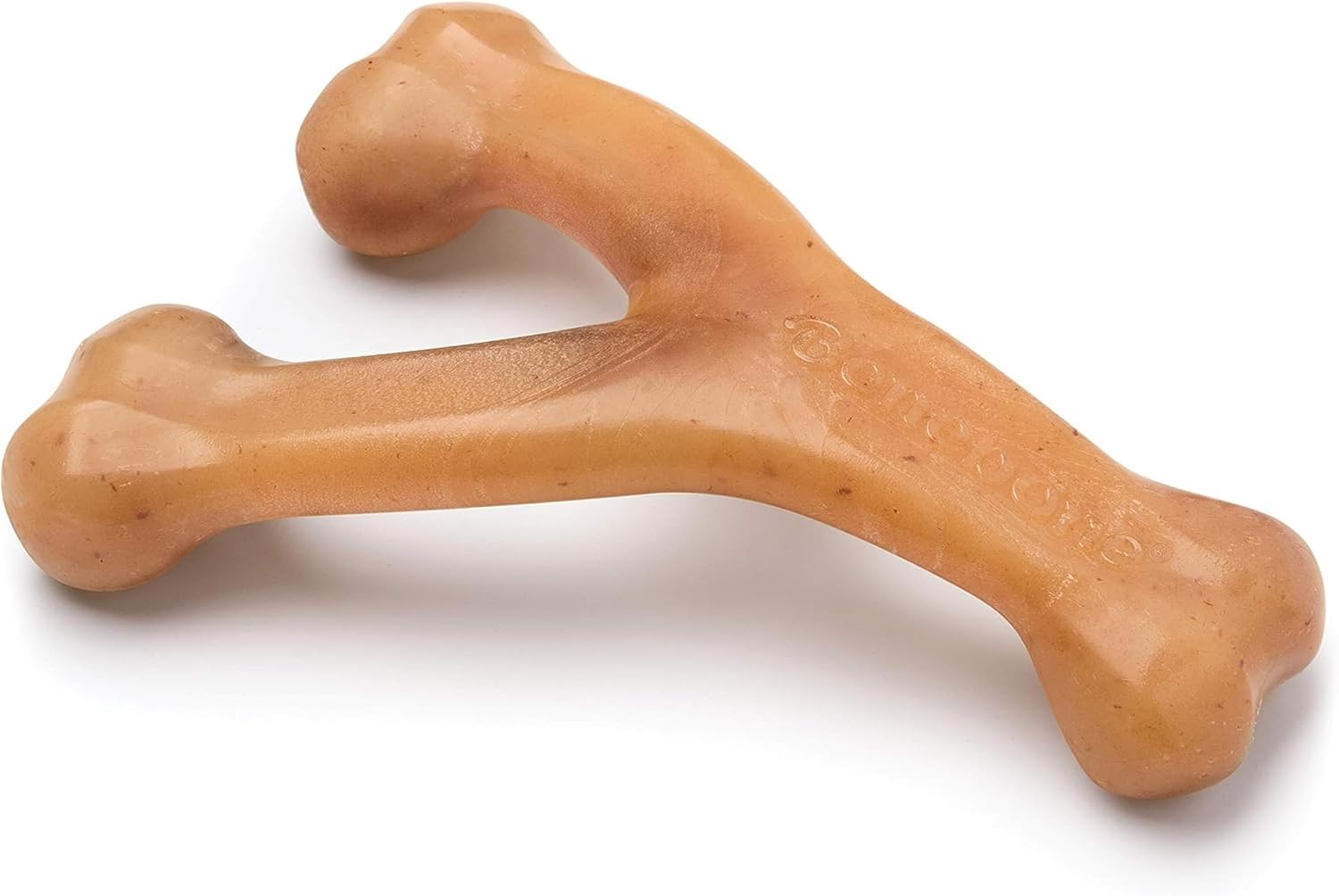 Benebone Wishbone Dog Chew Toy for Aggressive Chewers, Real Chicken, Medium